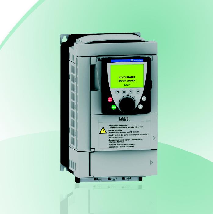 Variable speed drives: Drives for complex, high power machines 0,37 > 500 kW Altivar 71